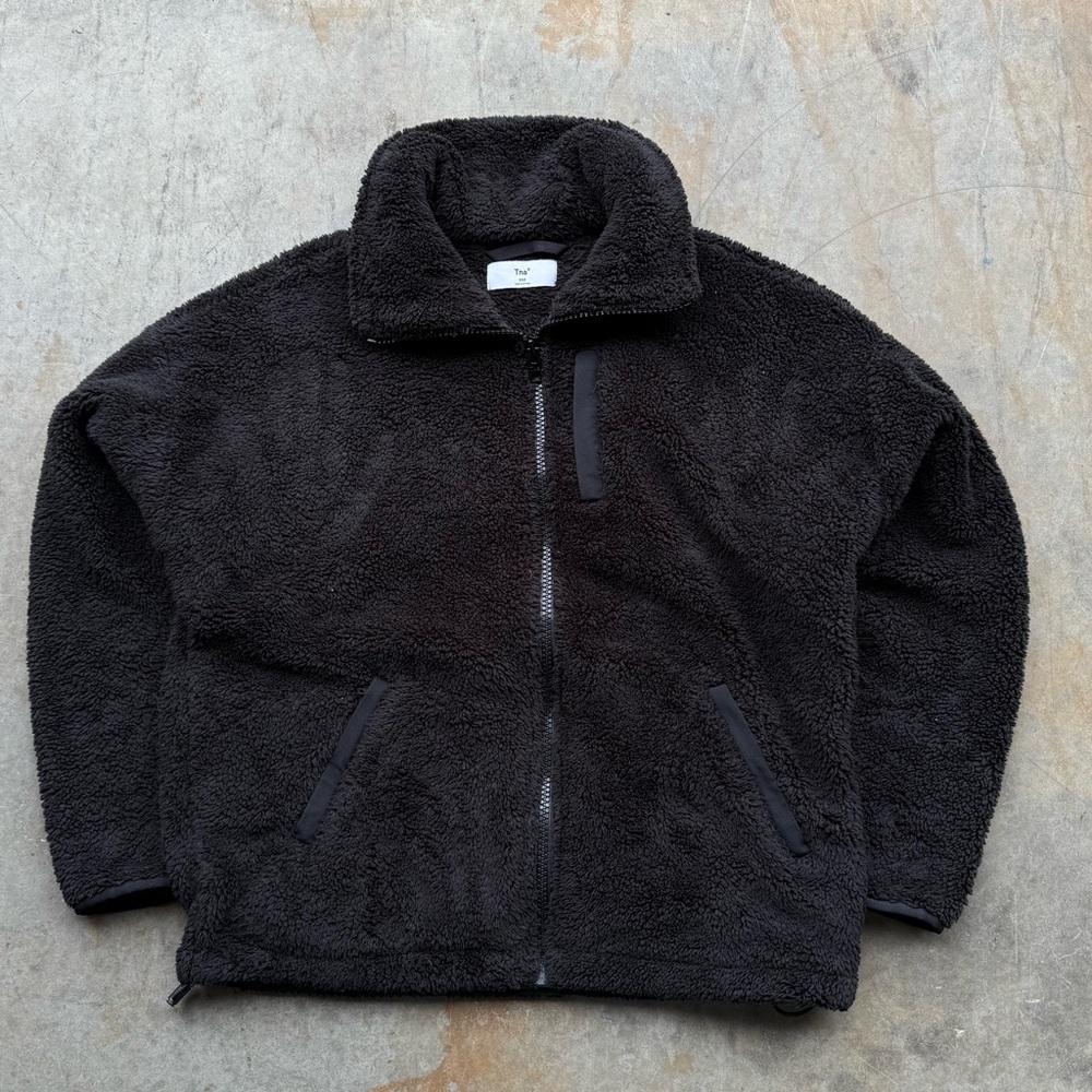 TNA Charcoal Teddy Jacket